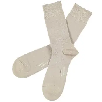 Topeco Topeco Strømper Men Sock Solid Bamboo Sand Herre