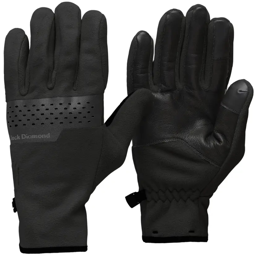 Black Diamond Black Diamond Diamond Alpine Fleece Gloves Black