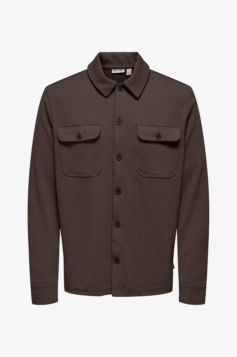 Only & Sons Overtreksskjorte onsNewkodyl - Brun