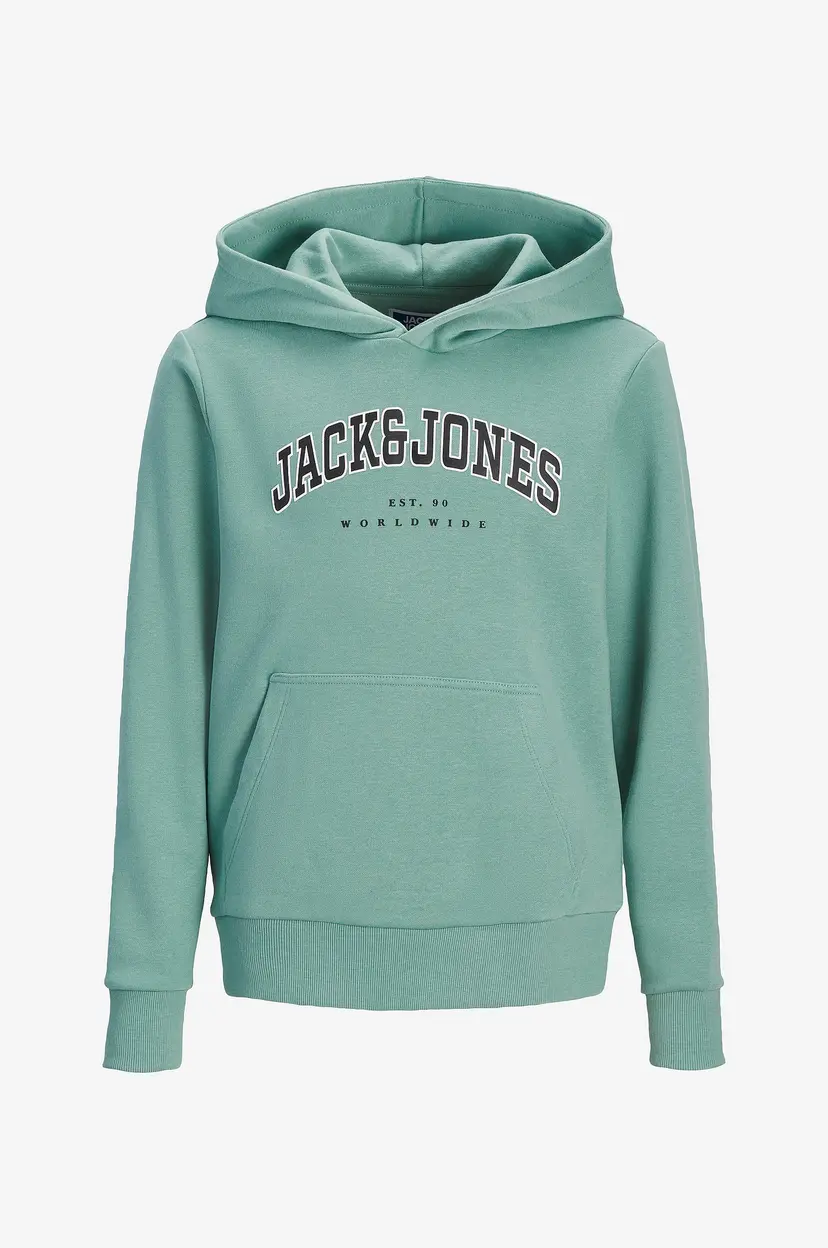 Jack & Jones Junior Hettegenser jjeCaleb Varsity Sweat Hood Noos JN - Grønn