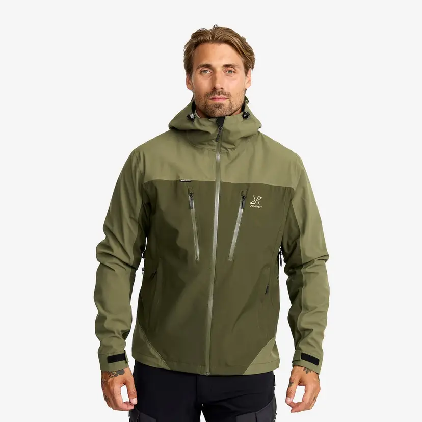 RevolutionRace Silence Proshell 3L Jacket Herre Kalamata/Forest Night