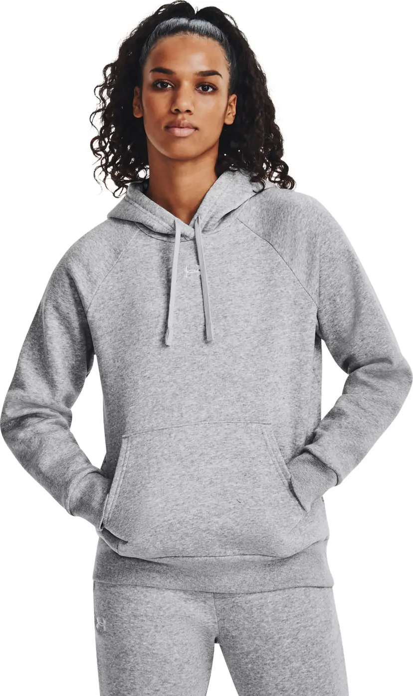 Under Armour Under Armour Women's UA Rival Fleece Hoodie Mod Gray Light Heather