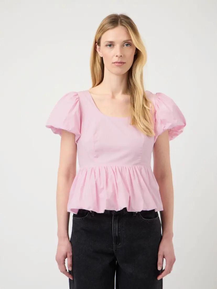 Y.A.S Yasnille SS Bubble Hem Top