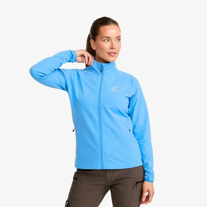 RevolutionRace Evolution Light Stretch Fleece Dame Azure Blue