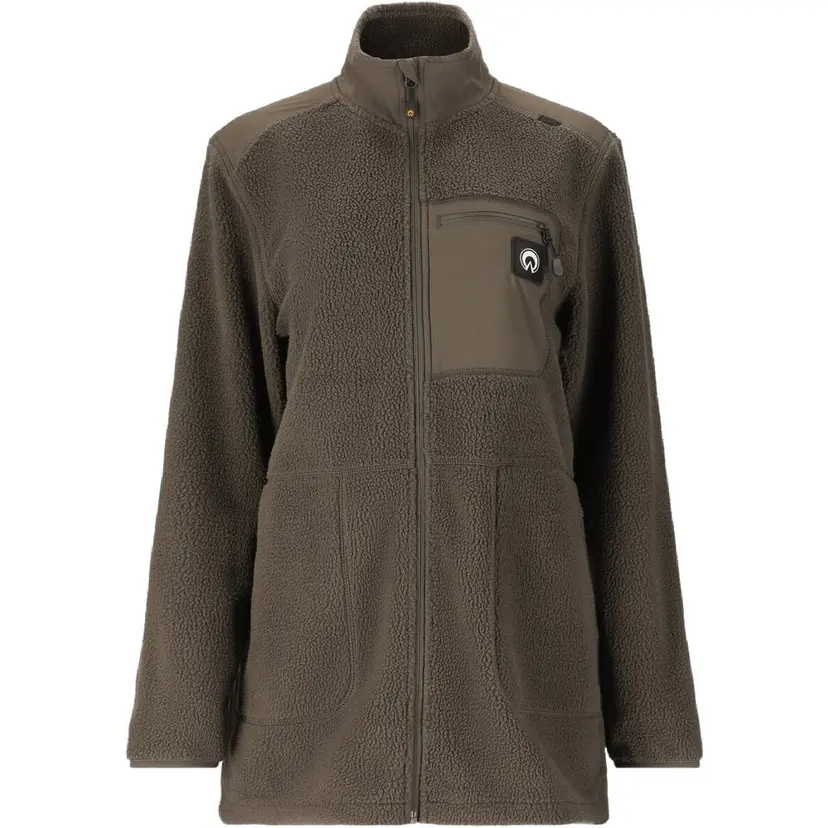 Burrel Burrel W'S Alta Long Teddy Jacket Green