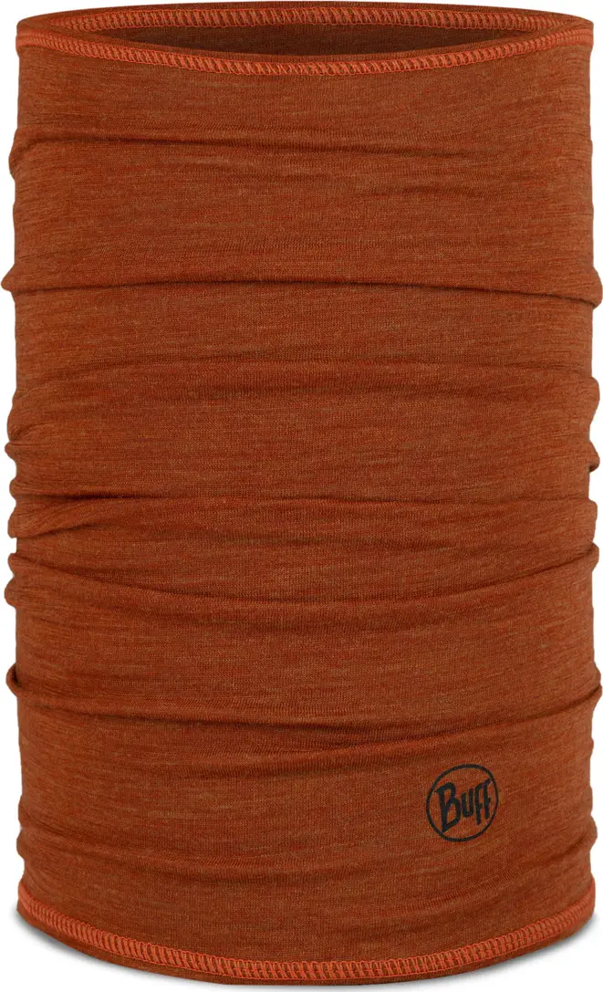 Buff Buff Merino Lightweight Neckwear Solid Cinnamon