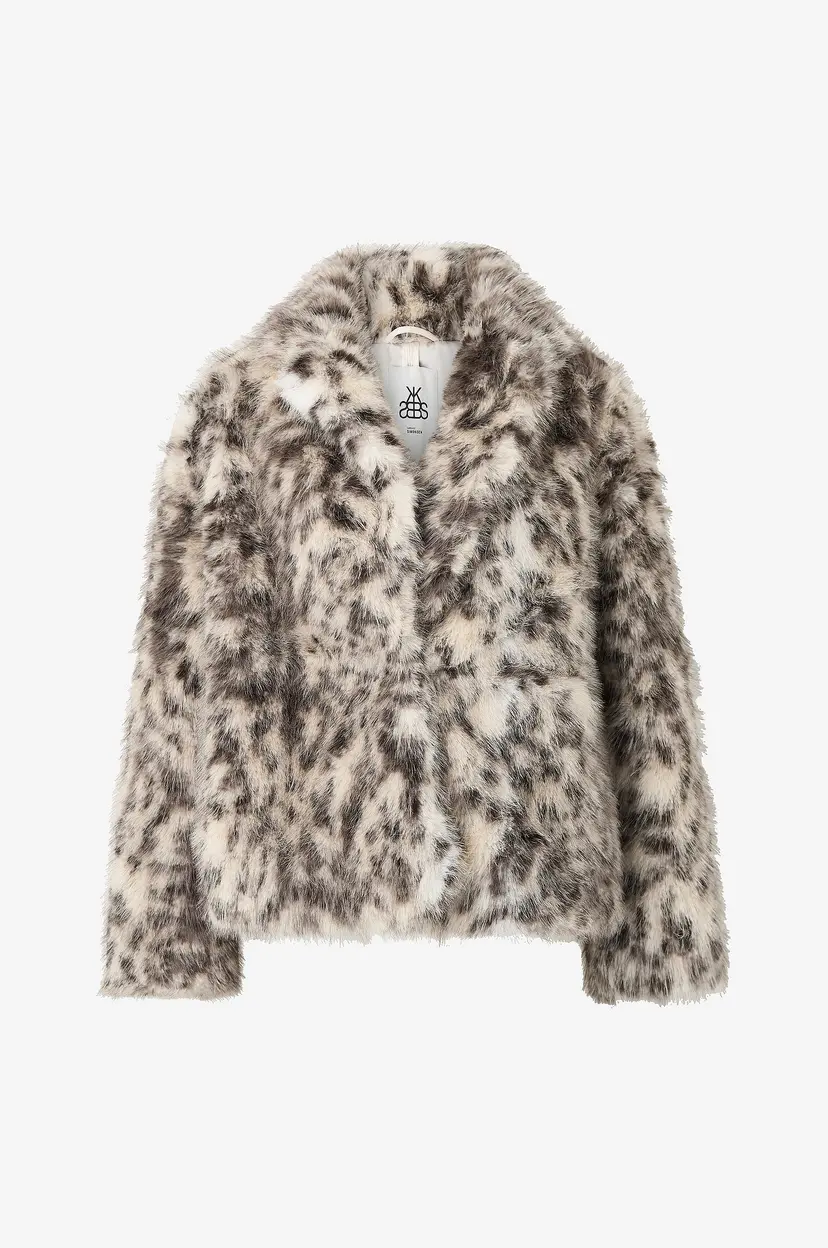 Karen By Simonsen Kåpe kbAmira Fur Coat - Hvit