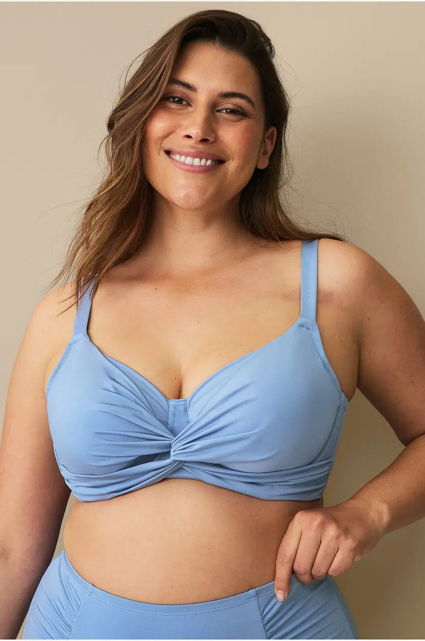 Ellos Plus collection Bikini-BH med bøyler - Blå