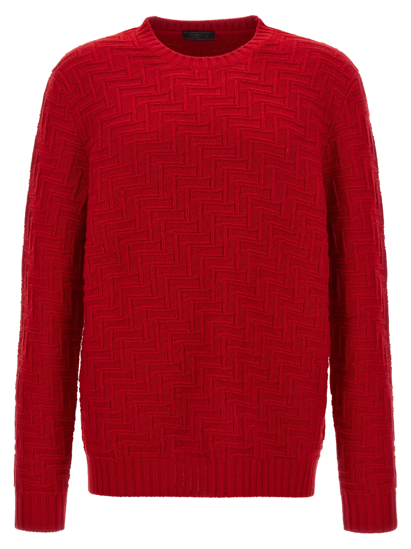 Prada Prada Strikkegensere – Rød