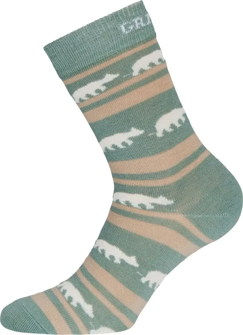 Gridarmor Gridarmor Striped Bear Merino Socks Green Bay