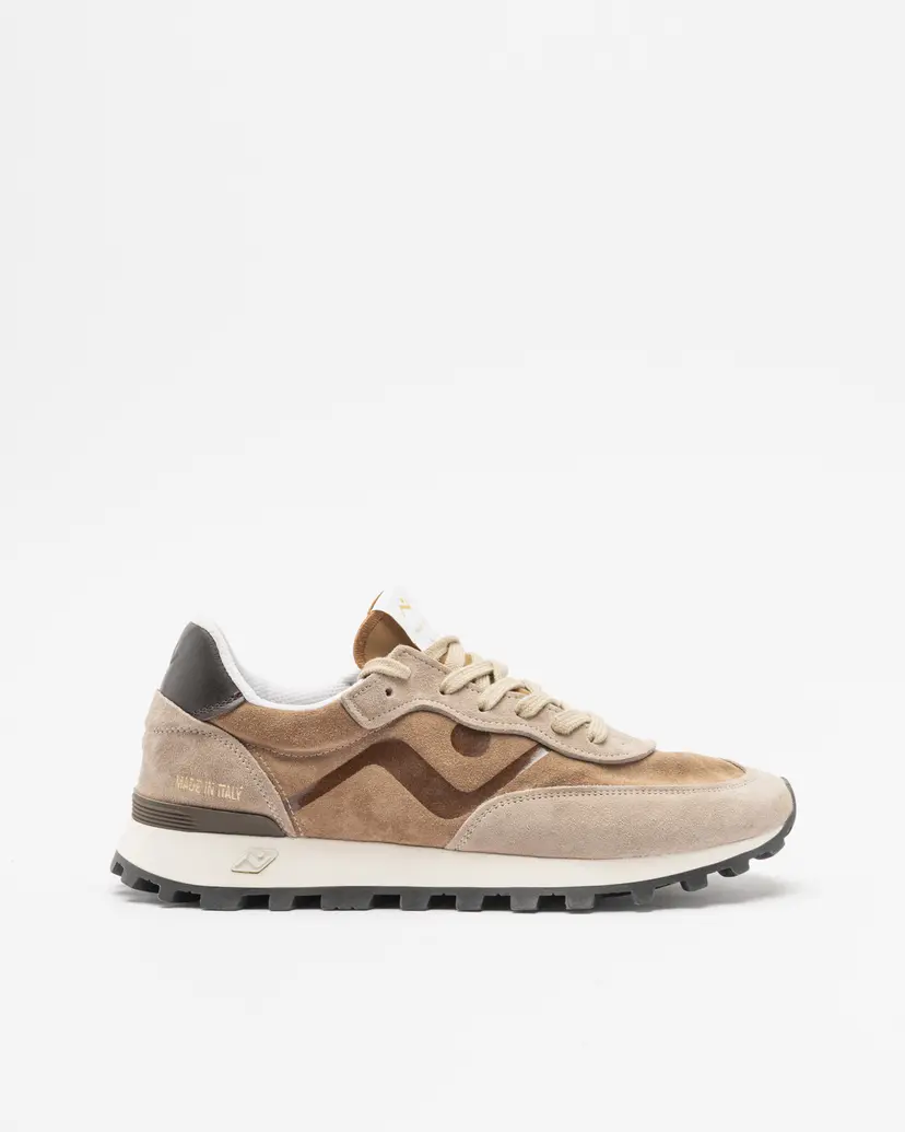 No Map Society Nomad Society Veloce Deluxe Beige Sneakers