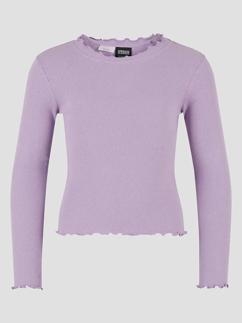 Urban Classics Urban Classics Short Rib Kids Langermet T-skjorte