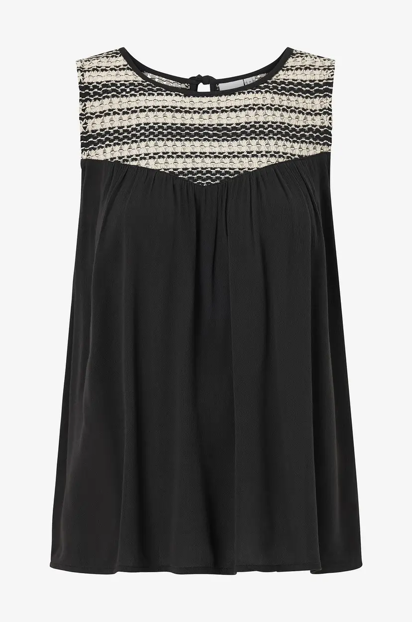 Ichi Bluse ihRagni To - Svart