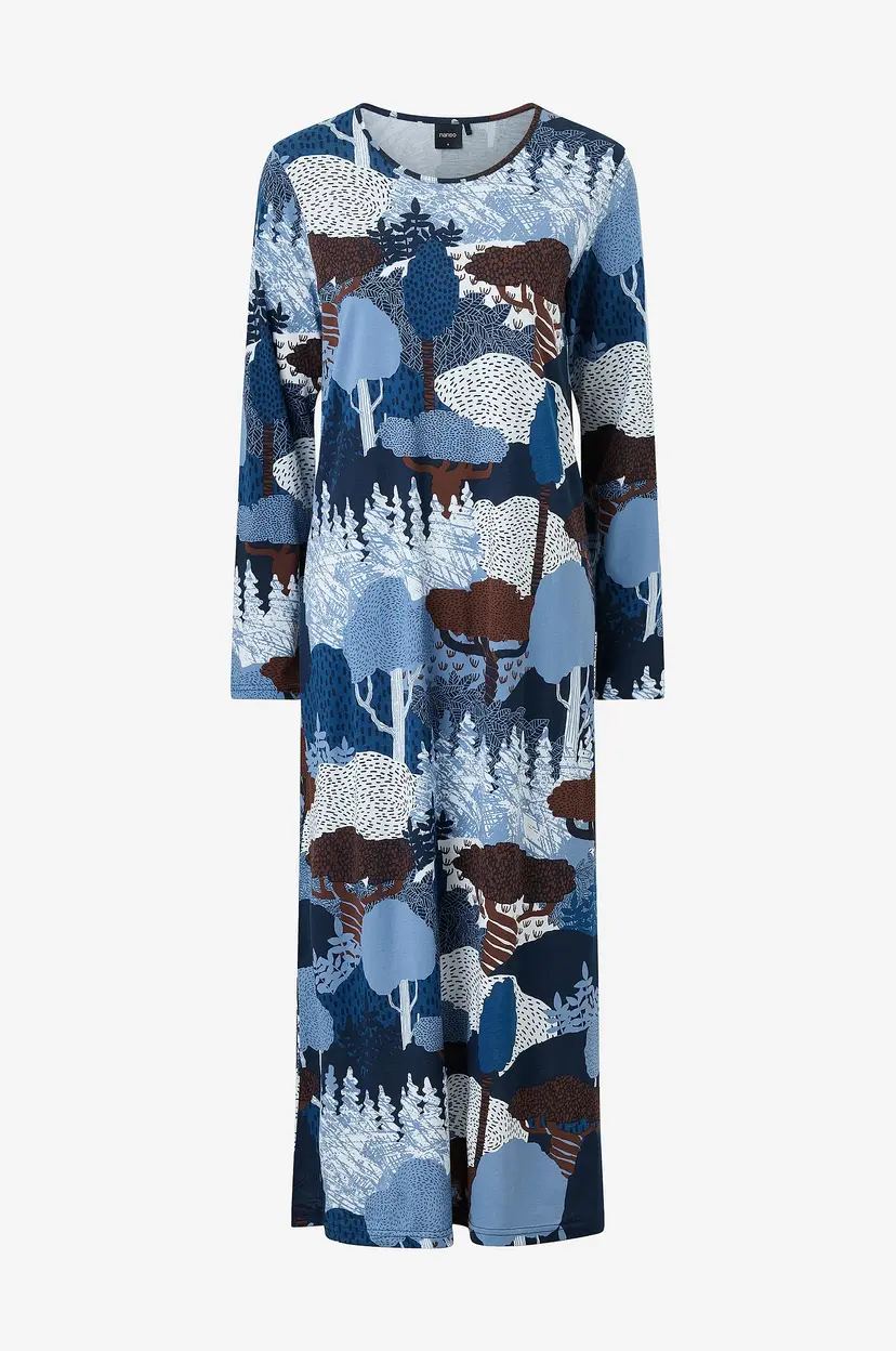 Nanso Nattkjole Ladies long nightgown, Ruska - Blå