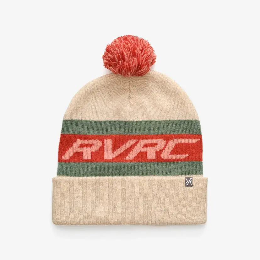 RevolutionRace Winter Logo Beanie Unisex Peyote