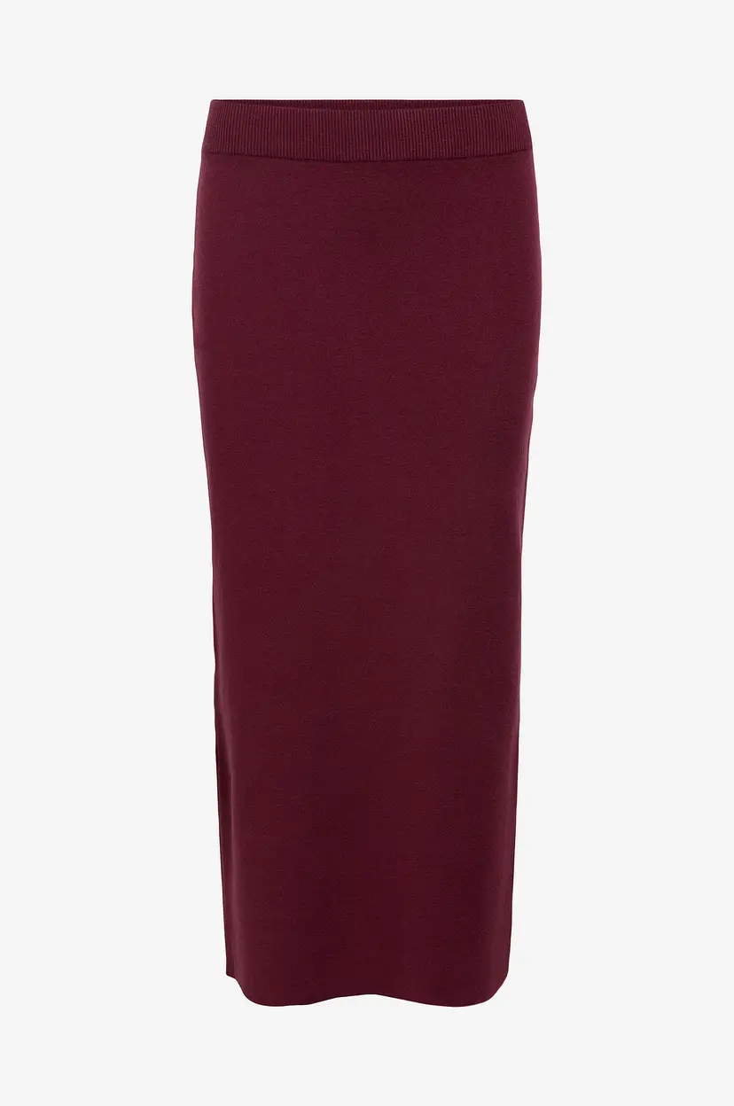 Object Collectors Item Skjørt objReynard HW Knit Skirt E AW Fair - Rød