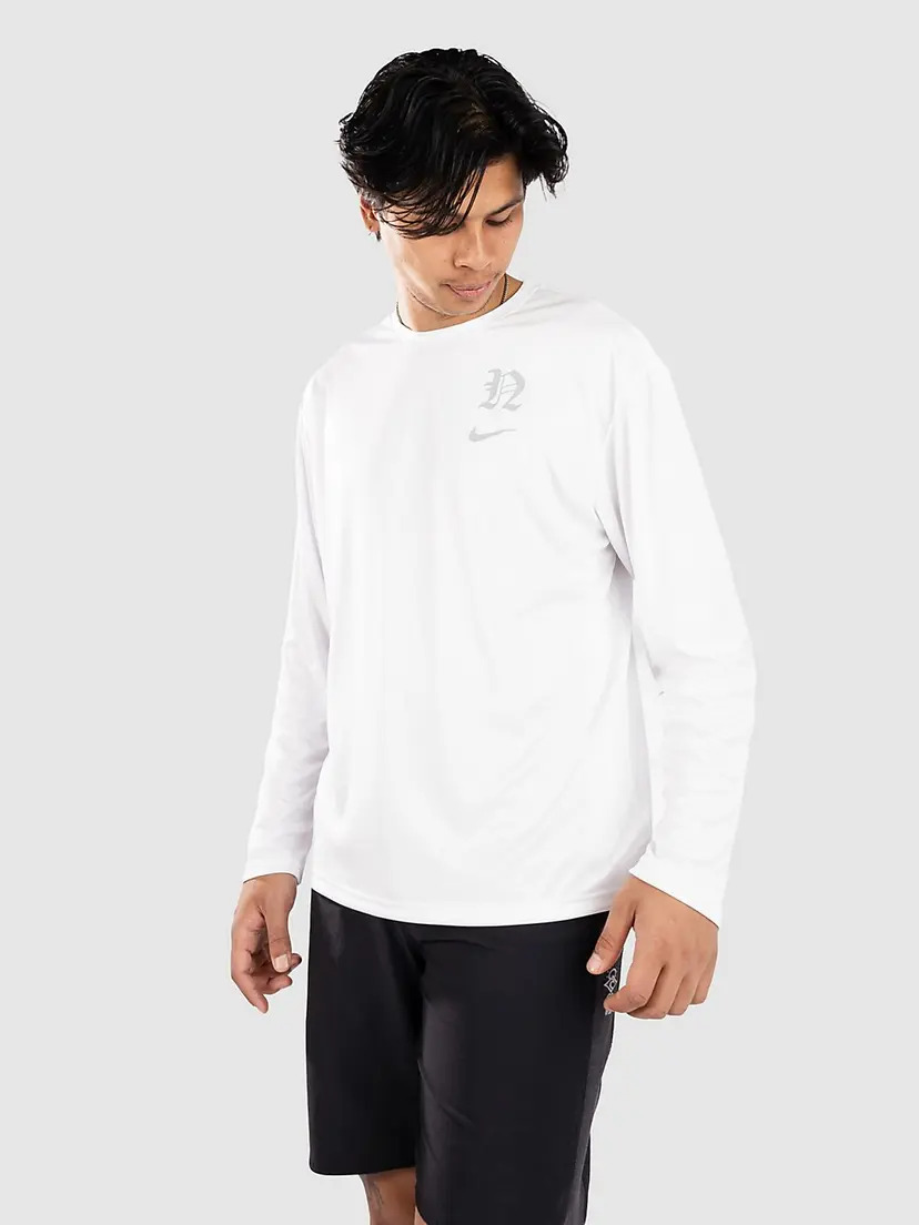 Nike Swim Nike Swim Lux Letter Longsleeve Lycra grå
