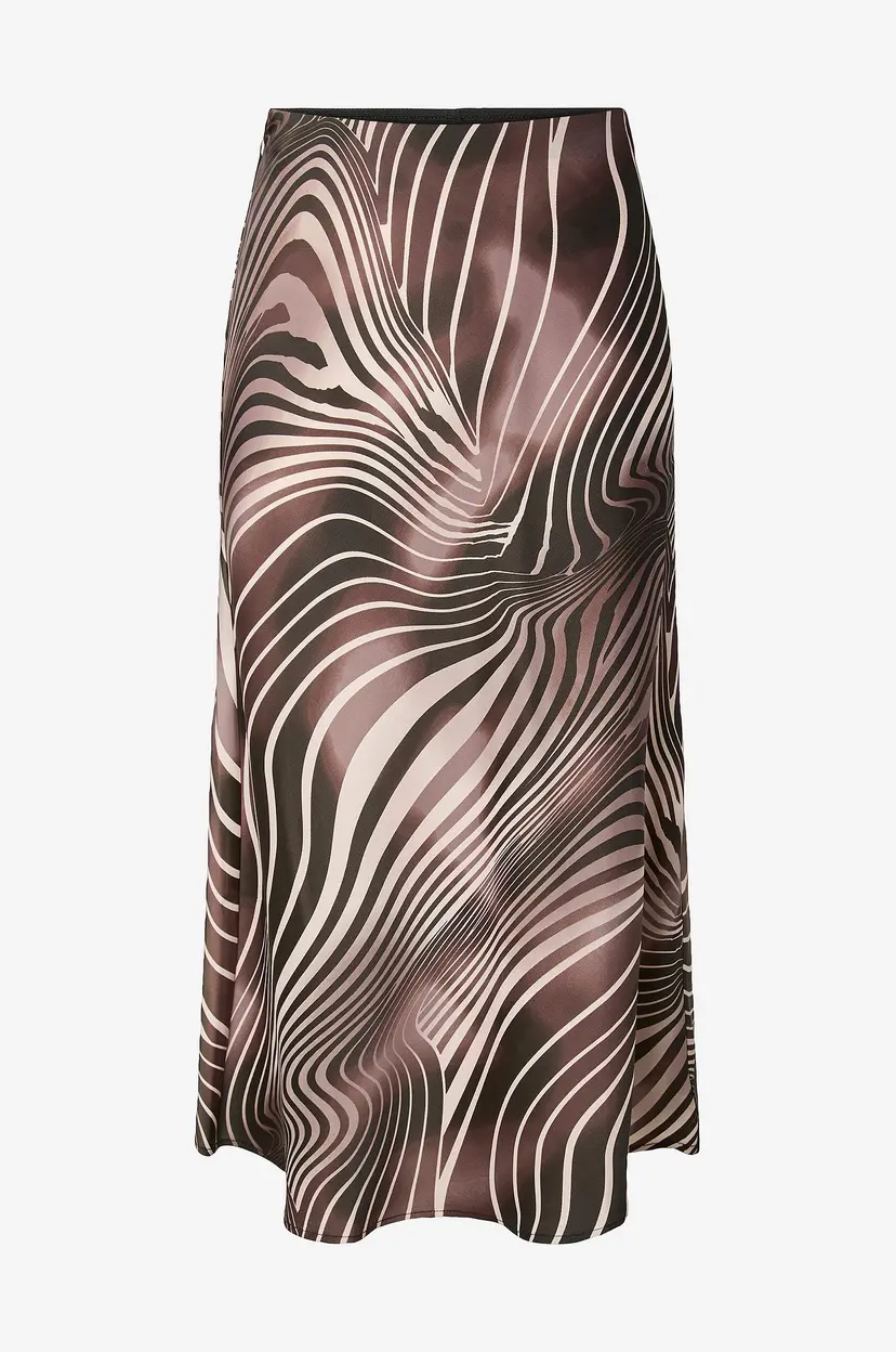 Y.A.S Skjørt yasPella HW Midi Skirt - Svart