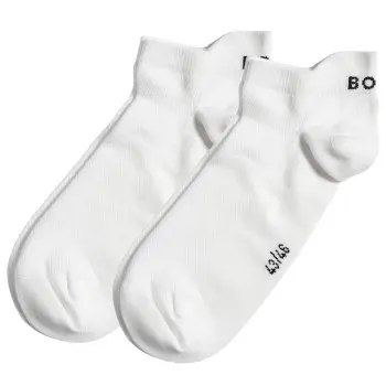 Björn Borg Björn Borg Strømper 2P Performance Solid Step Socks Hvit polyamid