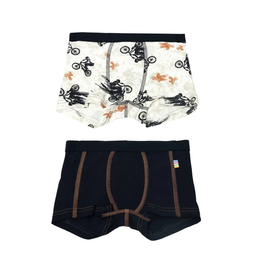 Joha Joha Bmx Boxershorts - 2 Pack Bambusviscose Marineblue (90 / 1,5-2 år)
