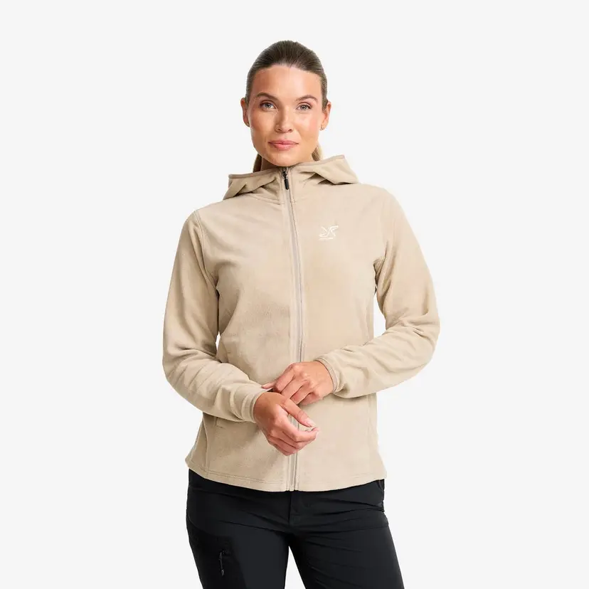 RevolutionRace Hiker Fleece Hoodie Dame Aluminium