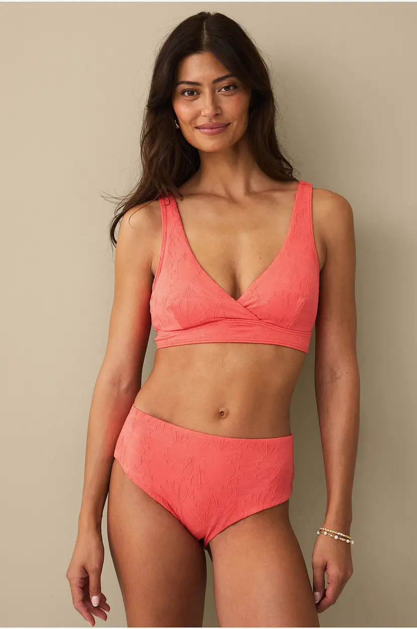 Ellos Collection Bikinitruse med strukturmønster - Rosa