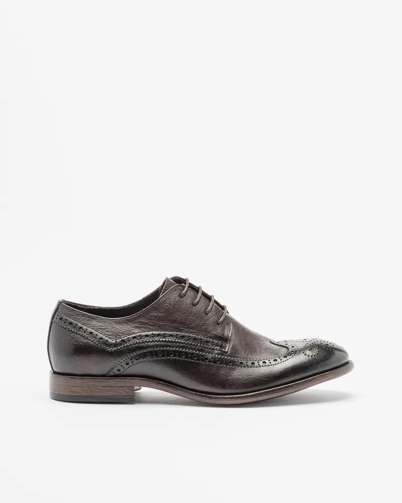 PROF PROF UNO2535 Camel Brogue shoes