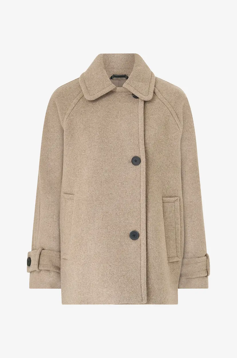 Inwear Ullkåpe Thora Minona Coat R - Beige