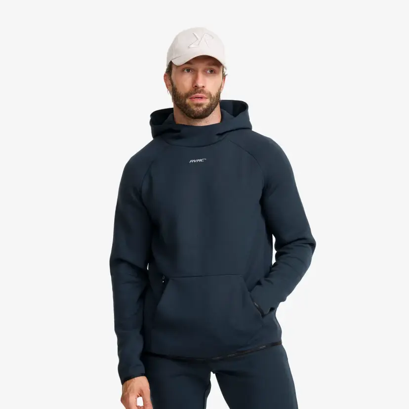 RevolutionRace Street Scuba Hoodie Herre Blueberry