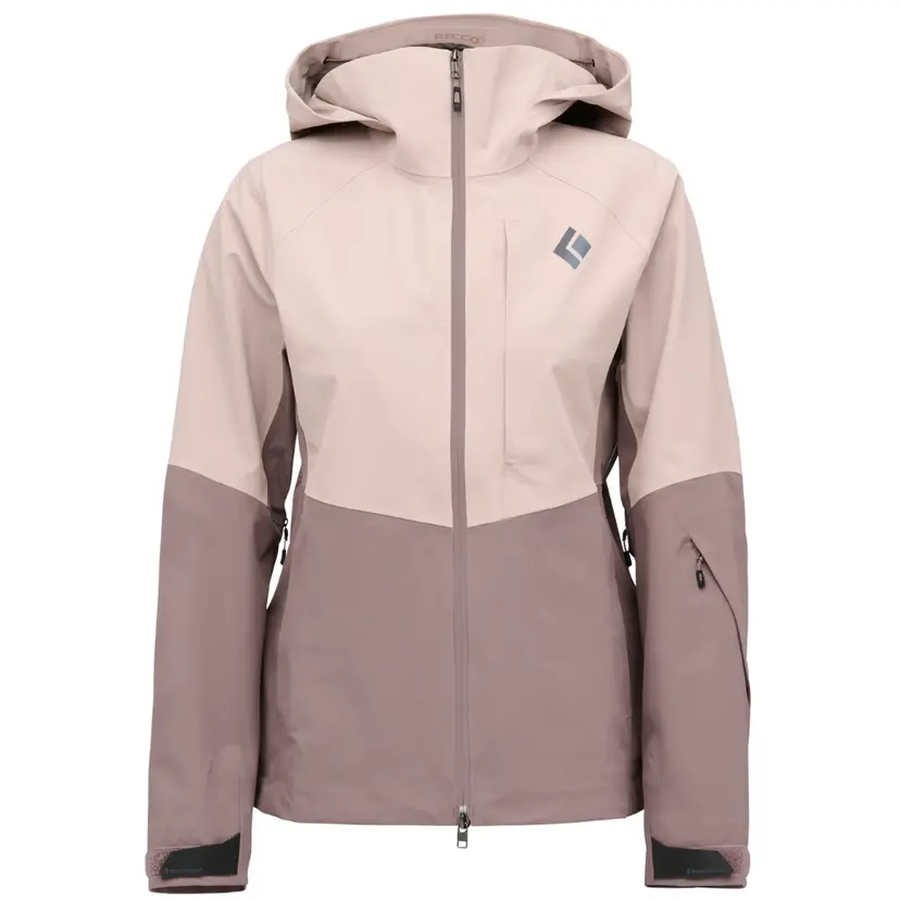 Black Diamond Black Diamond W's Recon Stretch Ski Shell Pale Mauve-Dark Mauve