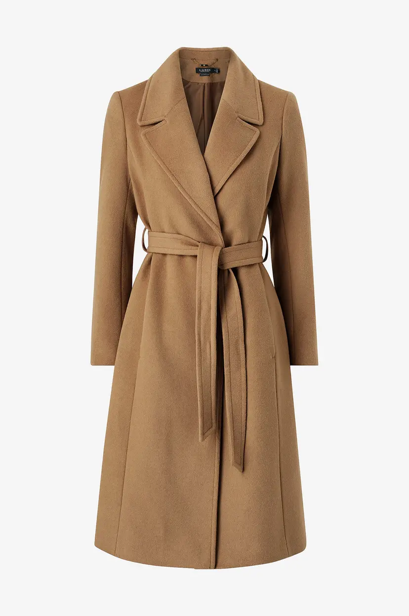 Lauren Ralph Lauren Kåpe Cashmere Blend-wool Wrap 42" - Brun