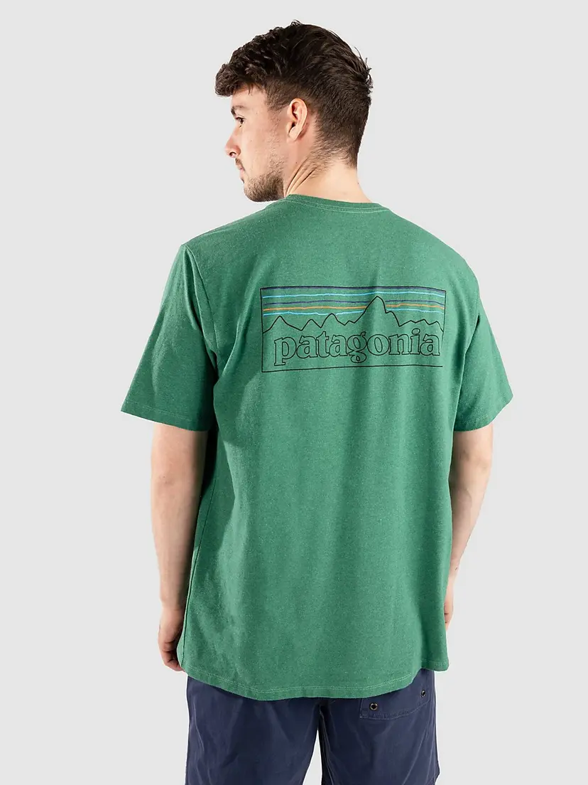 Patagonia Patagonia P-6 Logo Responsibili T-skjorte grønn