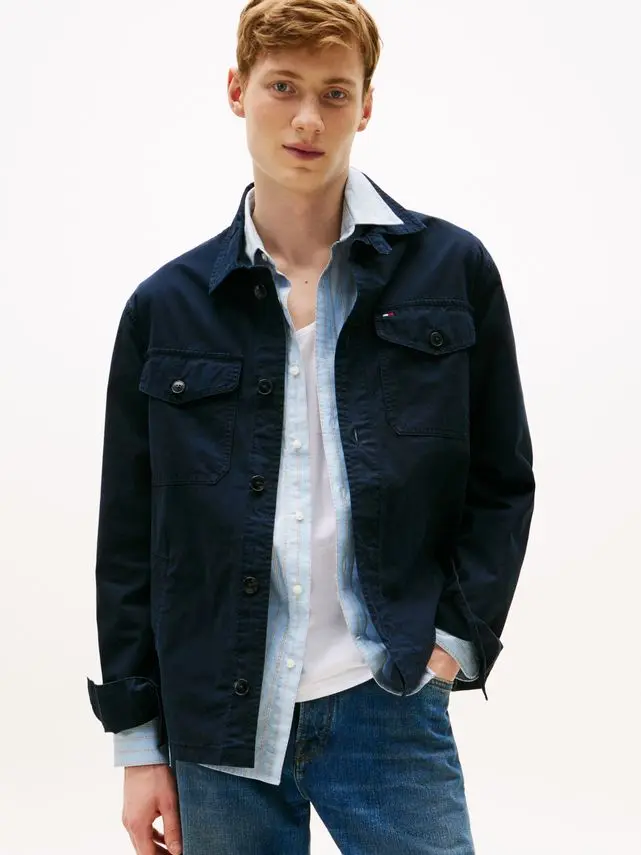 Tommy Hilfiger COTTON TWILL SHIRT JACKET