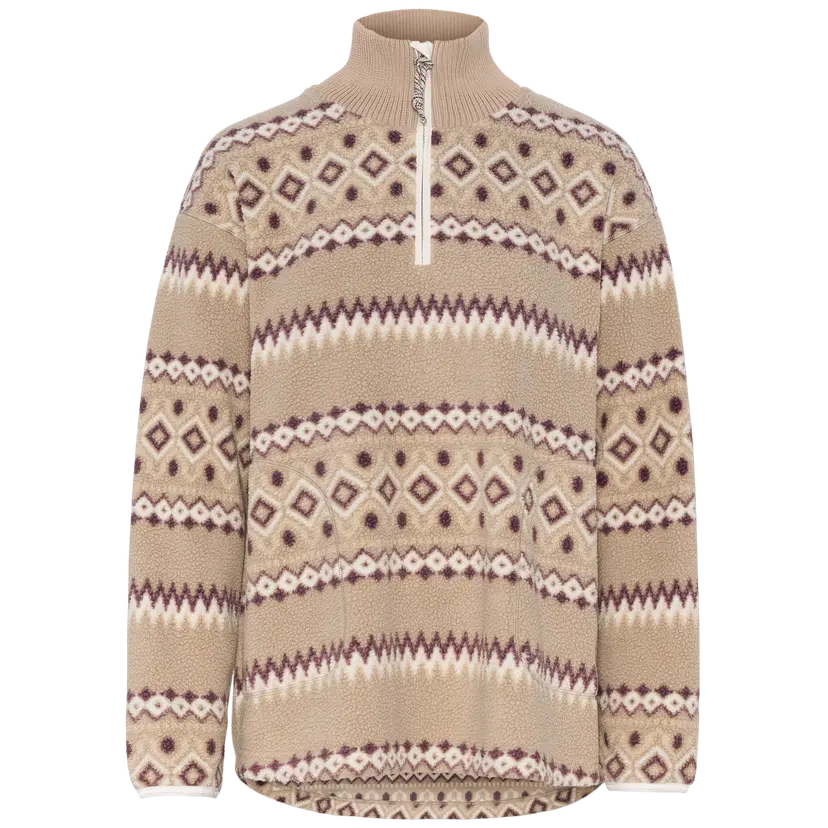 Kari Traa Kari Traa Women's Ruthie Midlayer Half Zip Mocha