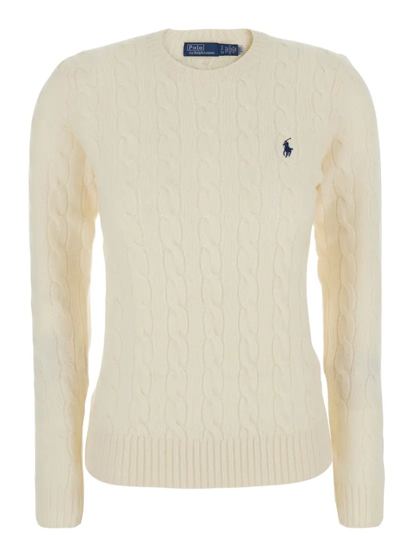 Ralph Lauren Ralph Lauren Strikkegensere – Hvit