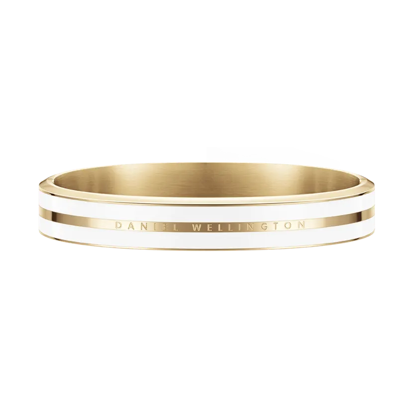 Daniel Wellington Gold Bracelet Emalie Infinite Satin White | DW