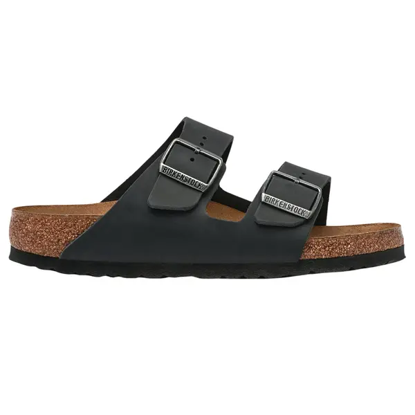 Birkenstock Birkenstock Arizona Soft Footbed Natural Leather Oiled Narrow Black