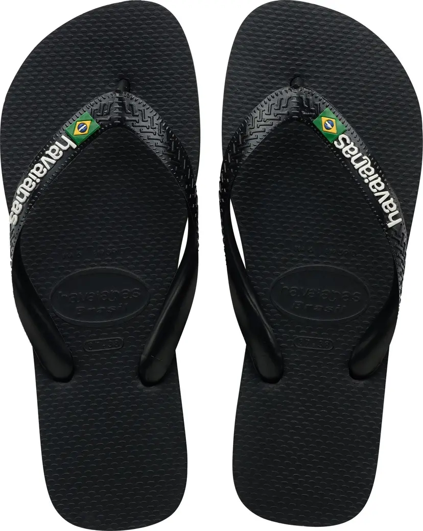 Havaianas Havaianas Kids' Brazil Logo Black/black