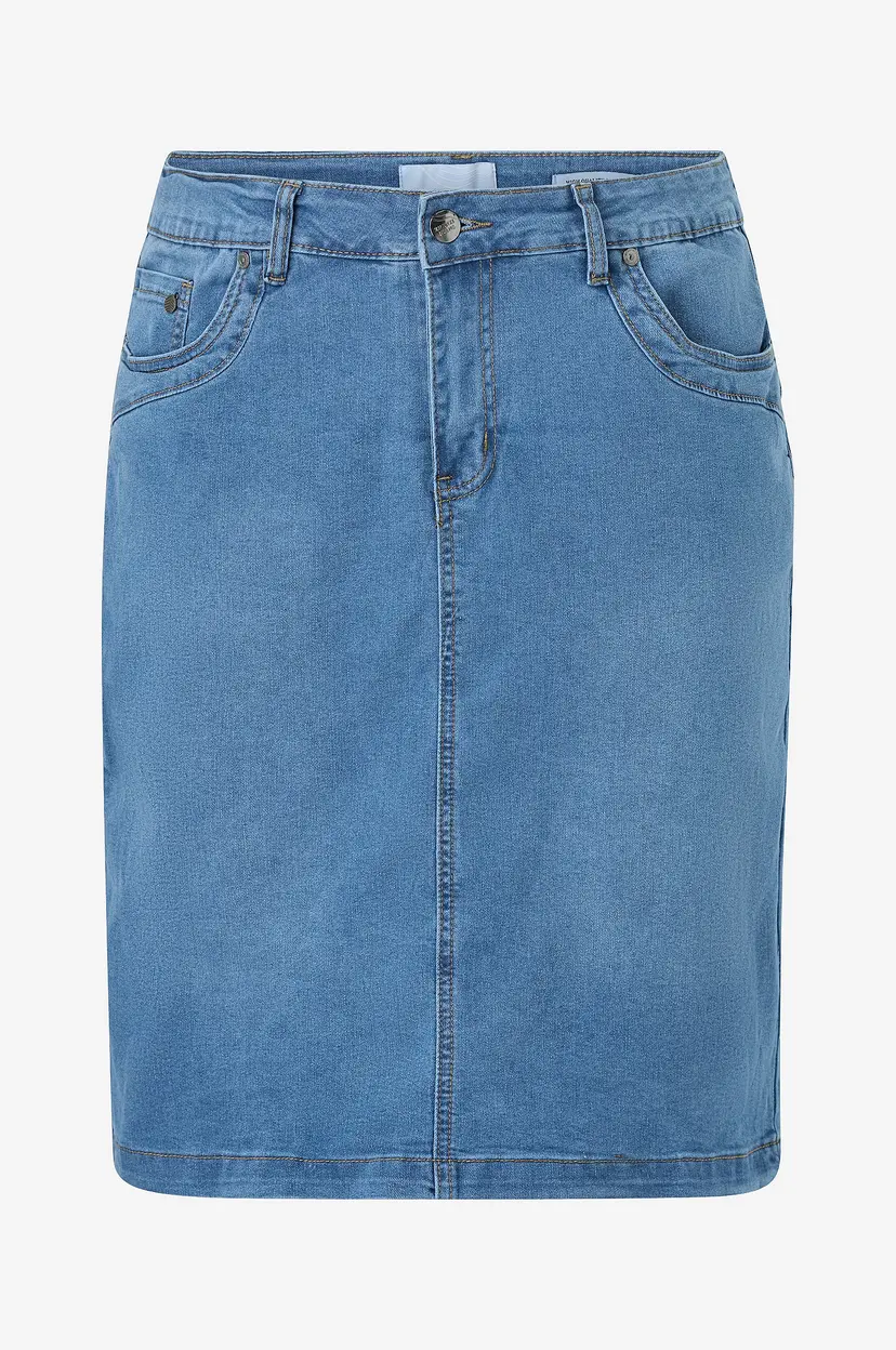 Zhenzi Denim skjørt Zh-sian 335 - Blå