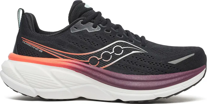 Saucony Saucony Men's Hurricane 25 Black/crimson