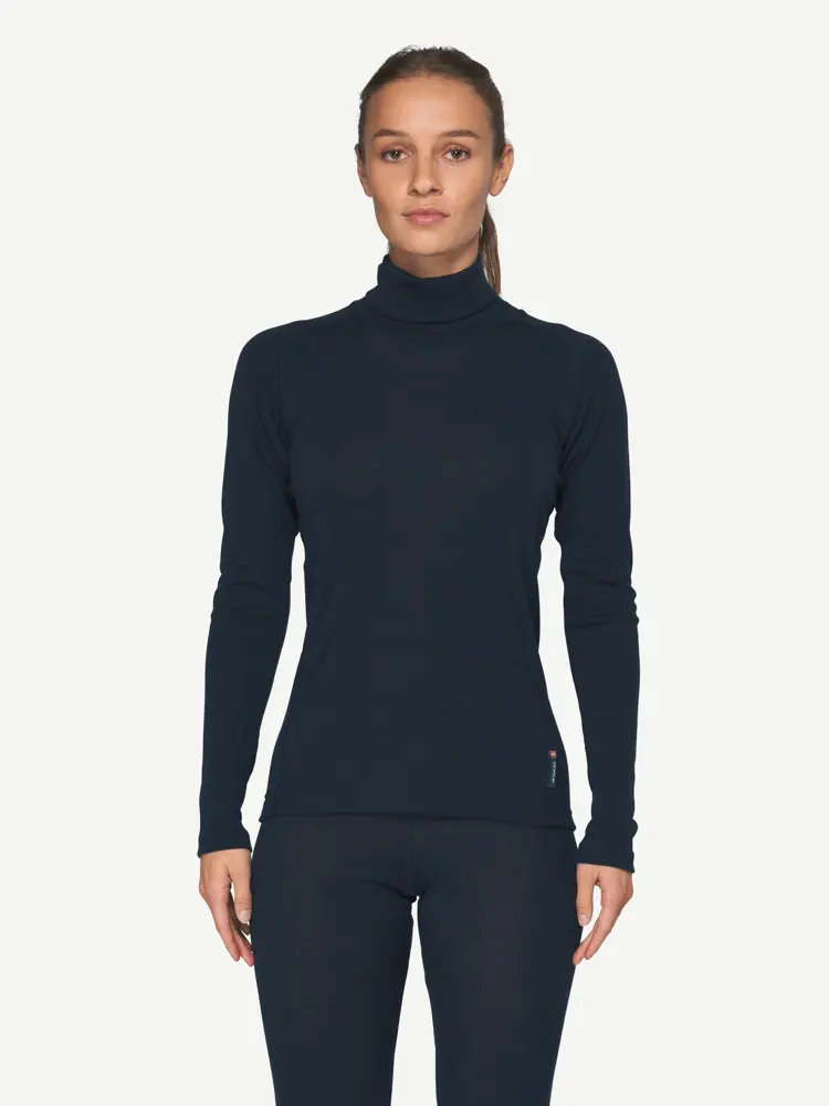 Devold Devold - Adventure Merino 190 High Neck Dame - Large - Blå