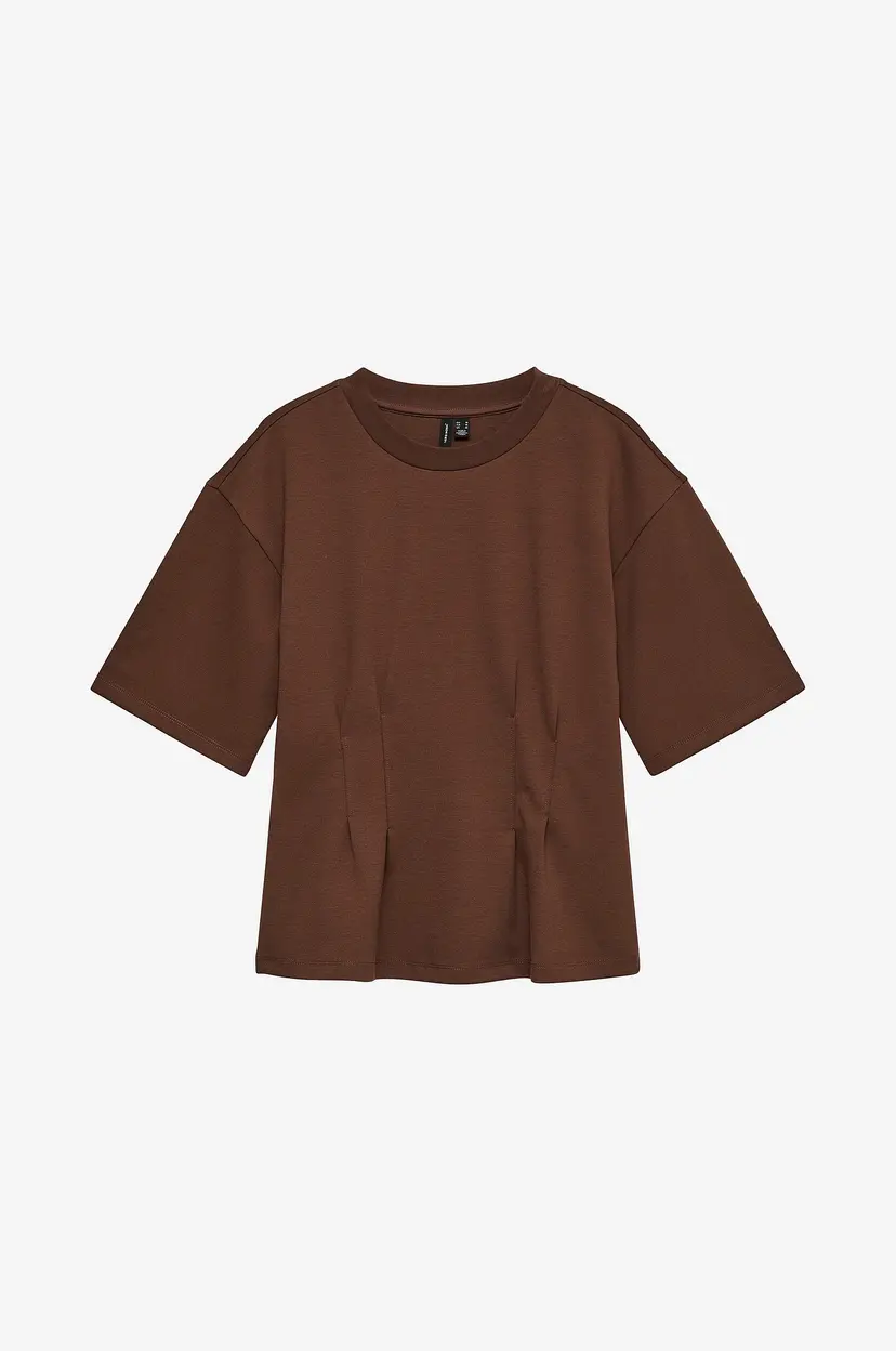 Vero Moda Topp vmTanya 2/4 Fitted - Brun