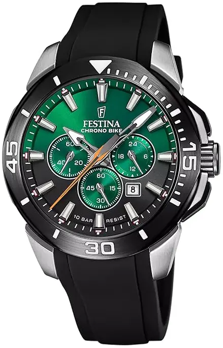 Festina Festina Herreklokke F20642-C Chrono Bike Flerfarget/Gummi Ø47 mm
