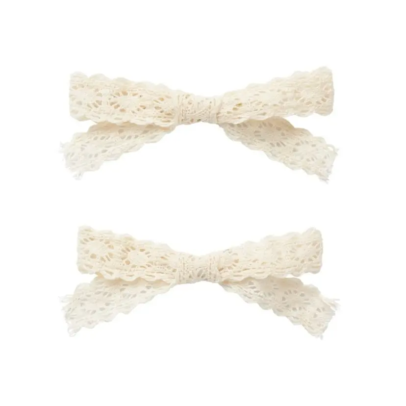 Lil`Atelier Lil'Atelier - Hårsløyfe Klips 2-pk Lola Turtledove