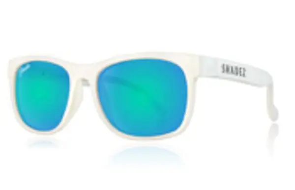 Shadez Shadez Solbriller - VIP Polarized Hvit White-Ocean