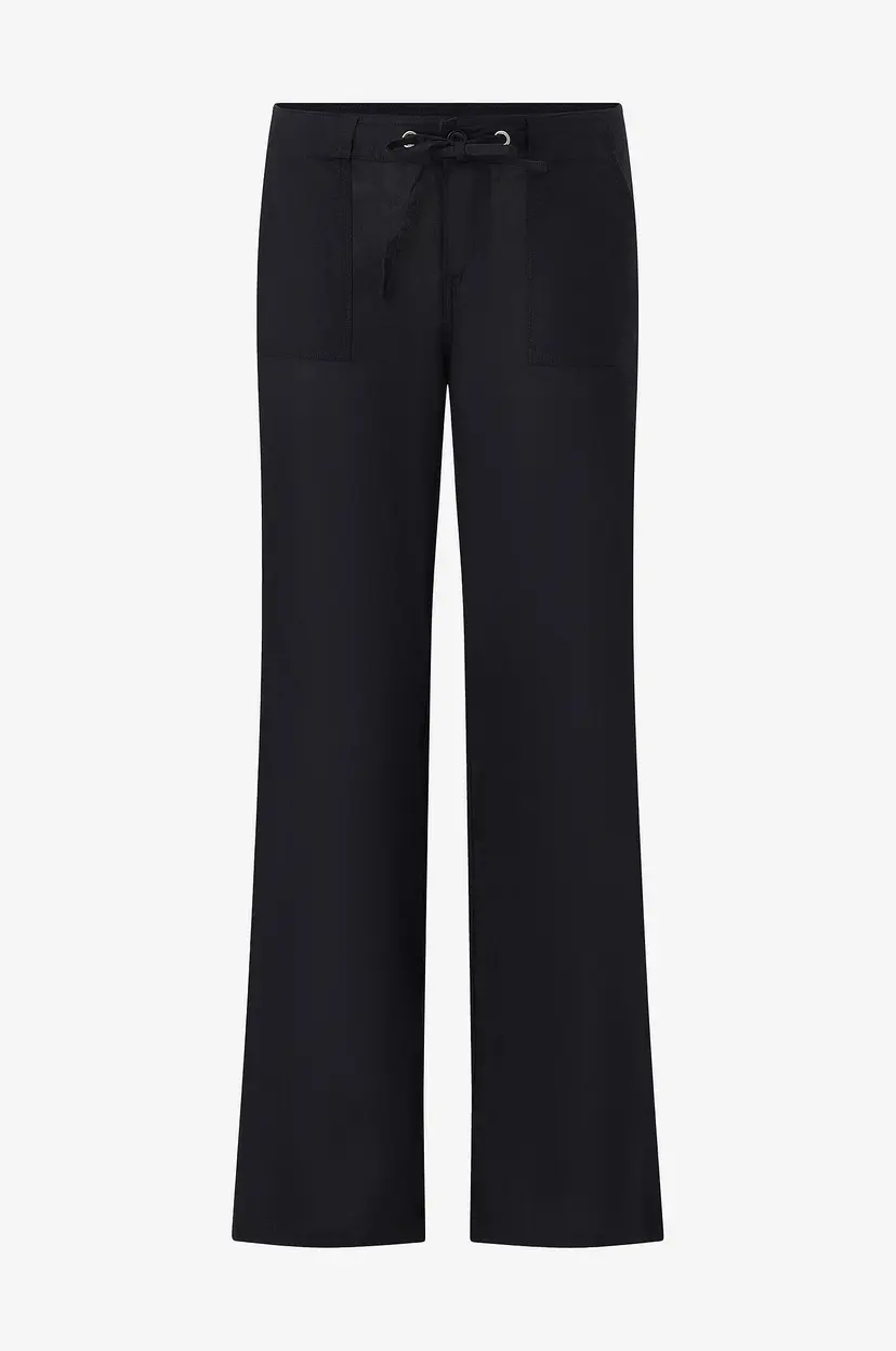 Gina Tricot Linbukser Linen Blend Trousers - Svart
