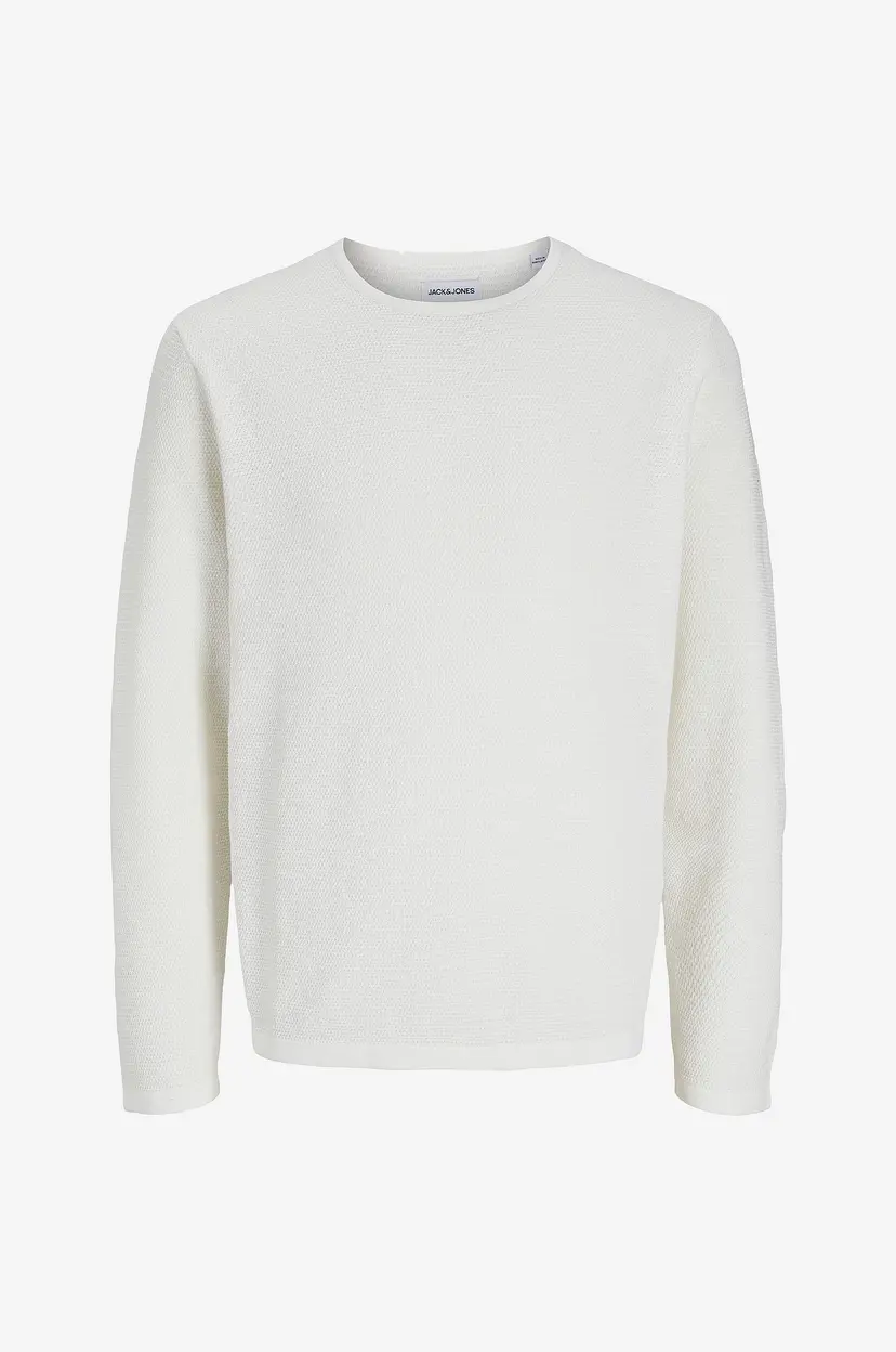 Jack & Jones Genser jjeGeorge Knit Crew Neck - Hvit