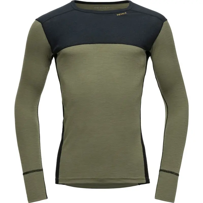 Devold Devold Lauparen Merino 190Shirt Man Ink/Lichen/Black