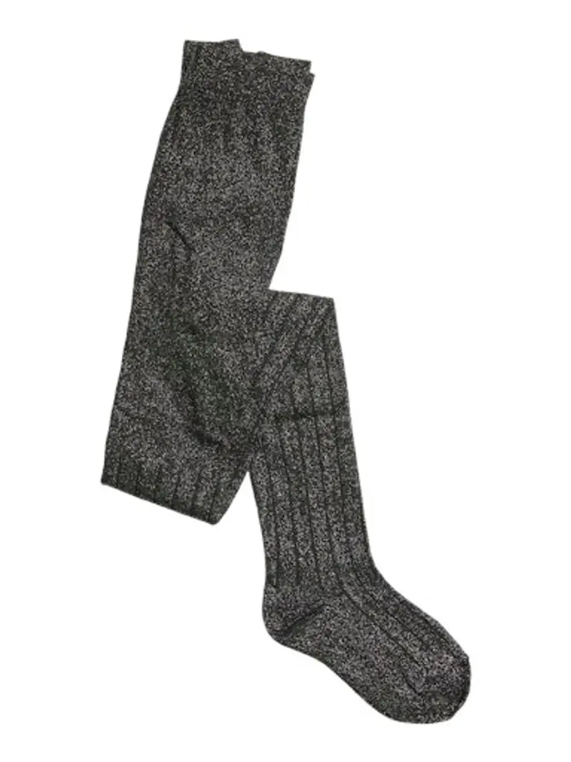 Vero Moda Girl Vero Moda Girl Kira Rib Glitter Tights 2-Pack Black (146/152)