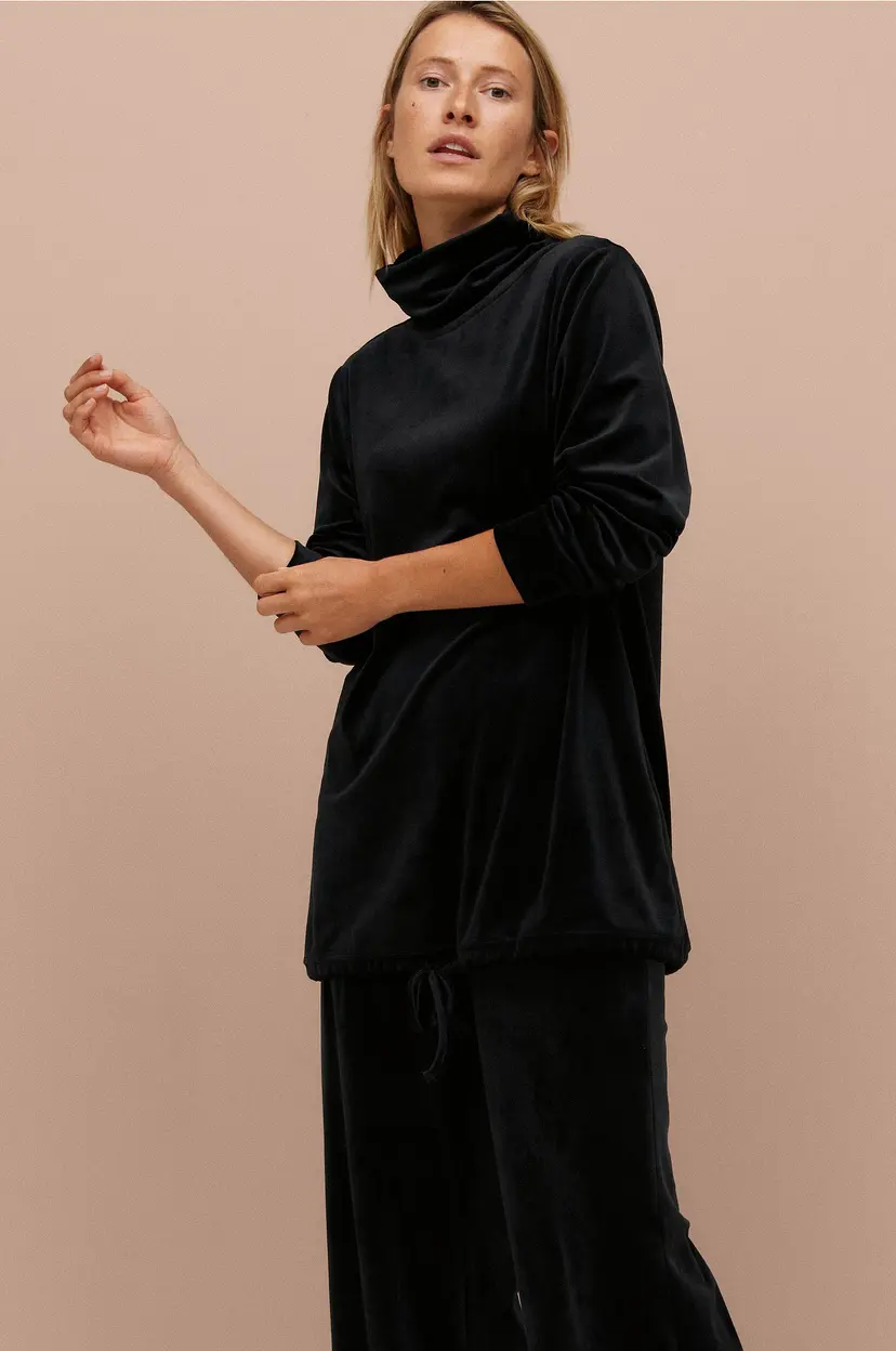 Ellos Collection Velurtunika Kimberly - Svart